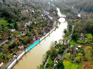 Supporting image for story: Shropshire flooding captured in pictures as River Severn levels begin to recede