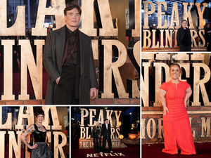 Supporting image for story: In pictures: Cillian Murphy, Steven Knight, Ellie Simmonds and plenty more famous faces at Peaky Blinders film premiere in Birmingham