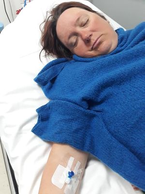 Melissa was taken to hospital in Gloucester