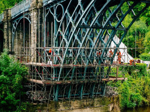Supporting image for story: Main Ironbridge road to close as huge crane brought in for bridge renovation project
