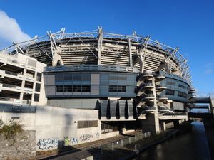 A general view outside of Dublin's Croke Park