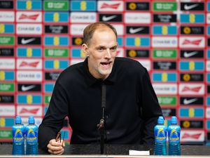 Thomas Tuchel speaks at a press conference