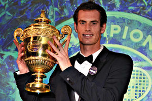 Andy Murray during the Champions Ball last night