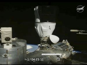 Supporting image for story: ISS welcomes its first astronauts from India, Poland and Hungary