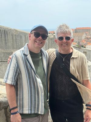 Andy (L) and Mike (R) are encouraging more young adults to consider fostering