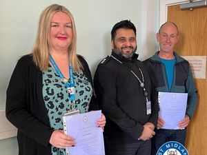 Supporting image for story: Culmination of bike appeal celebrated at police station