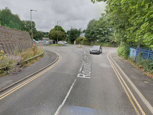 Rounds Green Road, Oldbury, has closed, causing long delays on the route