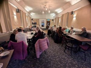 Members catch up with each other's news