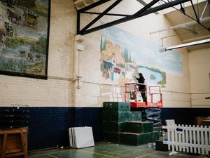 Supporting image for story: Mural paints just part of town's market charter story
