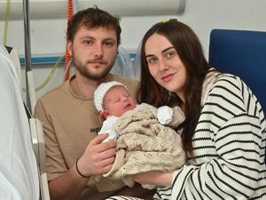 Supporting image for story: Perfect New Year's Day delivery as Shrewsbury couple welcome a baby boy