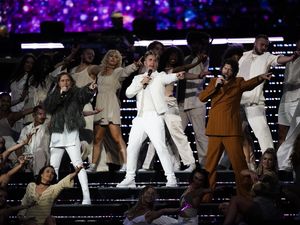 Supporting image for story: Take That bring out surprise guests in first major UK show in four years