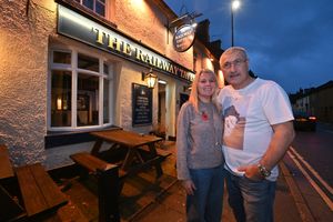 Dean and Rachel Horton are ready to welcome people to the Railway Tavern in Newport