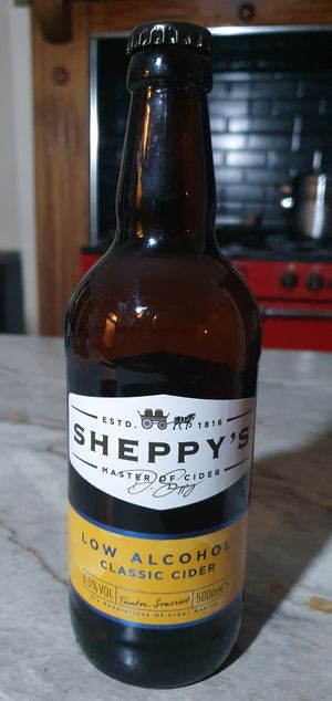 Full of flavour, the Sheppy's cider was a pleasant and refreshing drink