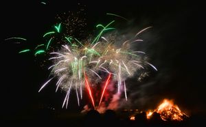 Shrewsbury's fireworks displays were enjoyed by thousands of people