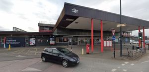 Stafford Railway station is the highest ranked Staffordshire station