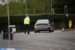 Police at the scene. Photo: Ryan Underwood.