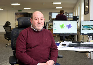 Piteau Associates UK manager Felip Ortuño back in the place where he first started working in Shrewsbury