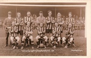 Team photo (Wolves reserves) from 1920 Jack Davies back row far left