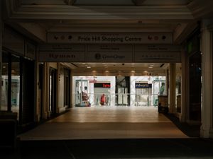 Darwin shopping centre during the lockdown