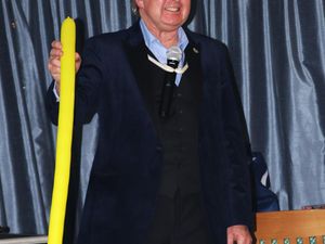Supporting image for story: Paul weaves his magic to delight of Rotarians