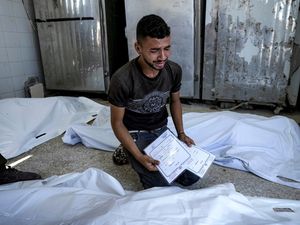 Supporting image for story: Israeli strikes killed at least 16 people in Gaza overnight including baby twins