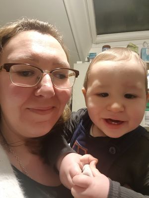 Georgina and our Son Archie