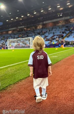 Sid's personalised Villa strip (Kelly Osbourne/Instagram)