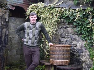 Supporting image for story: Irish basket weaver takes craft to Glastonbury and beyond