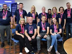 Supporting image for story: Dudley running club celebrates 13 marathon finishers
