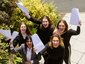 Supporting image for story: A-level results: One in four get highest grades - PICTURES and VIDEO