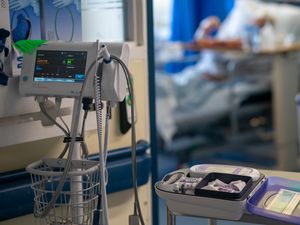 medical equipment on an NHS hospital ward