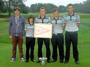 Supporting image for story: Bridgnorth junior golfers celebrate tournament victory