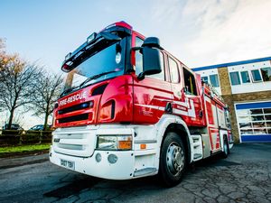 Supporting image for story: Caravan completely destroyed by blaze in Telford