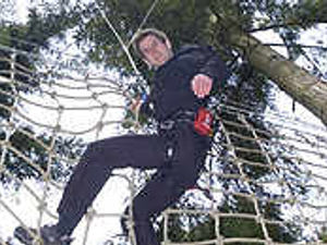 Supporting image for story: Harriers Go Ape in forest