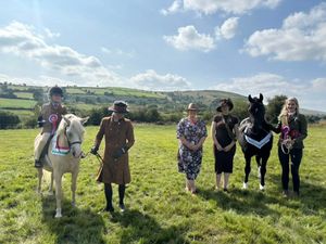 Overall supreme horse champion - Simon Walker with Kenny and the overall supreme reserve champion was Clare Davies with Gwenllan Berwyn Sion 
