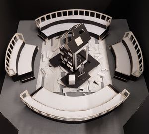 A model of a theatre design