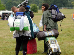 Supporting image for story: It's V. wet at the V Festival