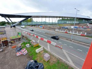 Supporting image for story: Telford's new £10 million footbridge due to open to the public