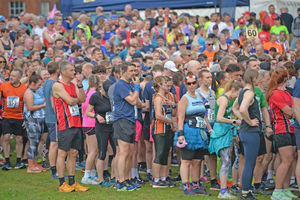 Around 1,800 runners took part in the 6.2 mile race