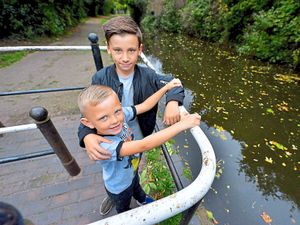 Supporting image for story: 'He kept his head and didn't panic': Hero Morgan, 10, saves young pal from drowning after he plunges into canal in Wordsley 