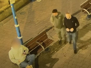 Supporting image for story: Do you recognise these men? Police seeking two suspects after man punched and kicked in Stourbridge town centre