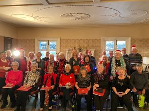 Supporting image for story: A singing group raised over £3,000 for a Powys cancer support centre in 2025