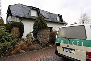 The house of Lubitz's family in Montabaur, Germany