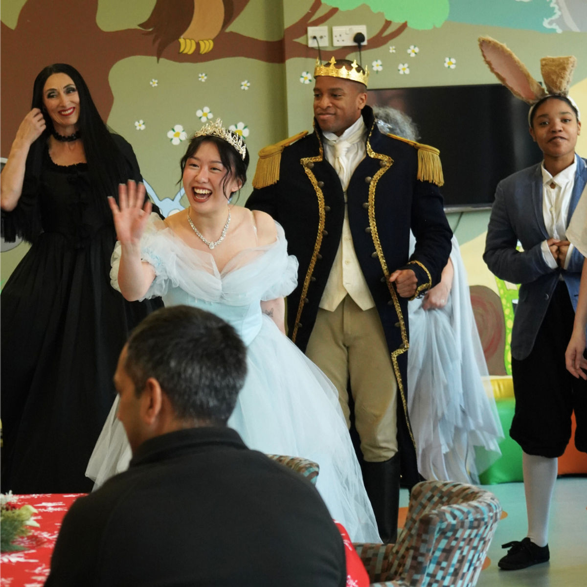 Cinderella cast brings festive magic to Ronald McDonald House Birmingham