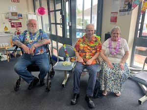 Hawaiian shirts all round!