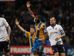 Supporting image for story: Abu Ogogo's return for Shrewsbury Town down to hard work