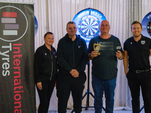 ing image for story: The Albion Foundation hit bullseye with Darts Night at The Hawthorns