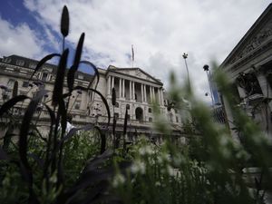 Outside of the Bank of England building