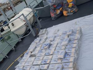 Supporting image for story: Four arrests after 400kg cocaine cargo found on fishing boat