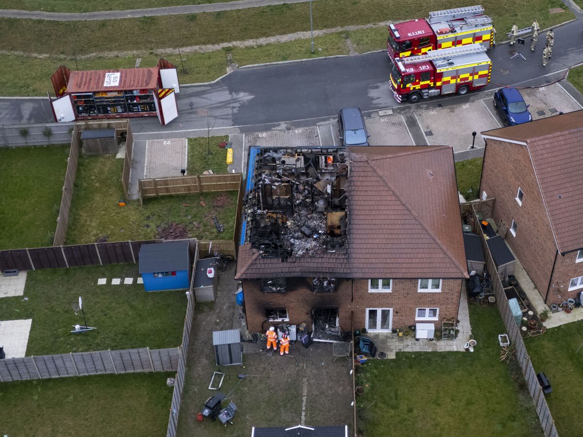 Remaining hotspots extinguished at scene of house fire that killed child